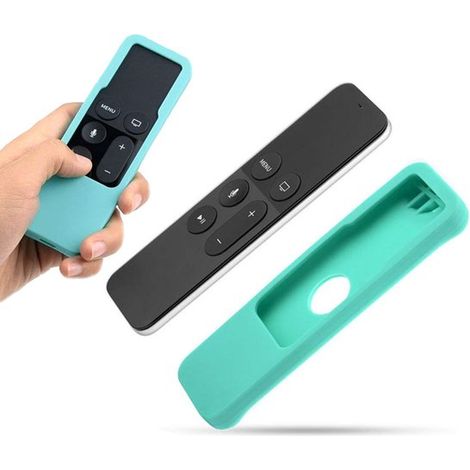 Funda protectora compatible con mandos a distancia de Apple TV4 y TV5 - Verde menta (1/3)