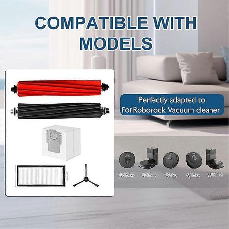 Zubehörset für Roborock Q8 Max/Q8 Max+, Q5 Pro/Q5 Pro+, Q5 Max+, Q5 DuoRoller+ Saugroboter – Ersatzteile (1/5)