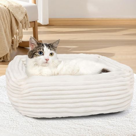 Coussin Chat Lit pour Chat Moelleux Lavable (1/5)