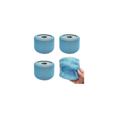 Filtres de Rechange avec Répercussions à 90 Pliages - 4pcs de Protection des Filets pour Bain à Remous pour la Piscine Bubble Spa Accessoires (1/5)