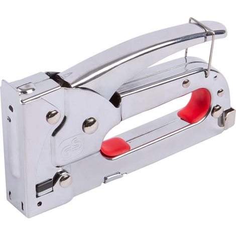 Staple Gun Heavy Duty Upholstery Furniture Tacker & 500 Staples ST105