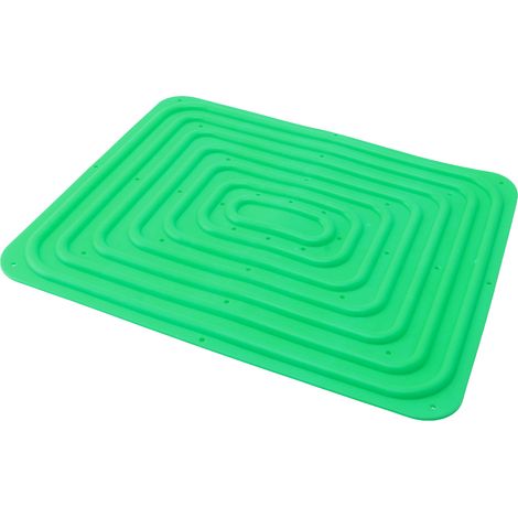 Tapis de nid de poule en silicone facile à nettoyer, vert (1/5)