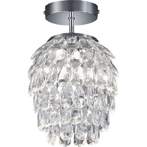 Petit Plafonnier Décoratif Petty Grape Gems Chrome Ø20 cm Trio Lighting (1/3)