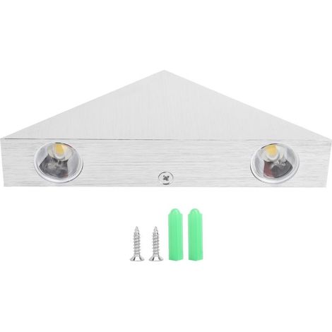 Wall light wall-mounted triangular LED lamp of bedside for bottom of hallway 9W white hot 85-265V (1/5)