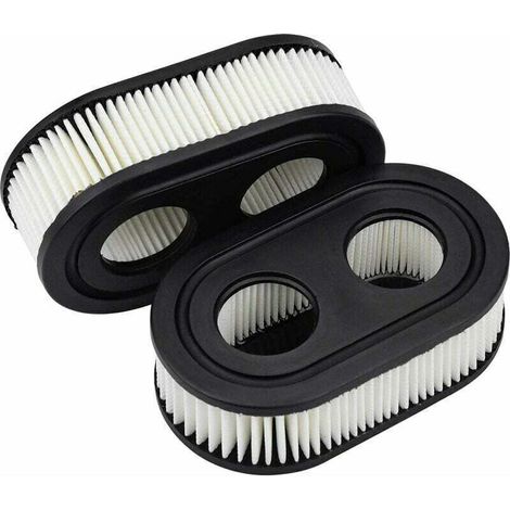 2 PCS Filtre à Air pour Tondeuse à Gazon pour Briggs & Stratton, 593260, Noir (1/4)