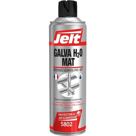 Revêtement galvanisant GALVA H2O mat - aérosol - 650 ml brut / 500 ml net - JELT