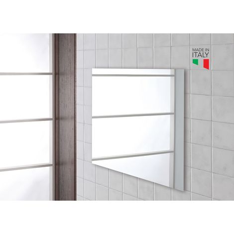 Specchio Basic rettangolare 60x80 Reversibile filo lucido di