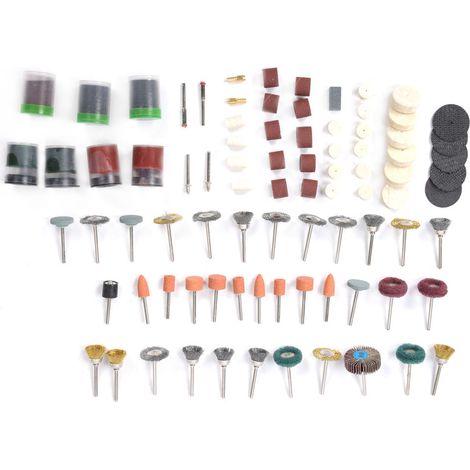 Ensemble de 262 accessoires pour outil rotatif, compatible avec mini-perceuse, meuleuse électrique et outil de polissage. (1/5)