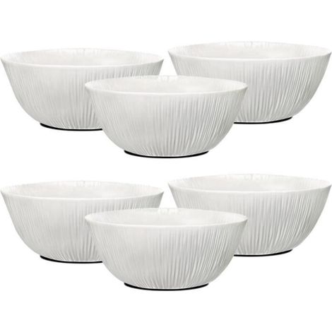 Bol de service - JUANIO - JUANIO - Verre opale - Ø 15 cm - Lot de 24 (1/4)