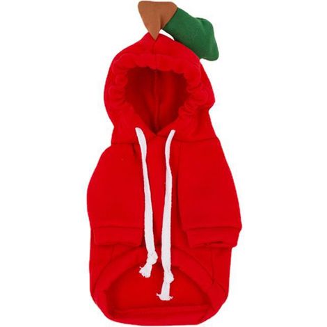 Sweat-shirt À Capuche Pour Chien - Vêtement D'hiver Anti-chute De Poils - Taille S À L - Lot De 1 (1/5)