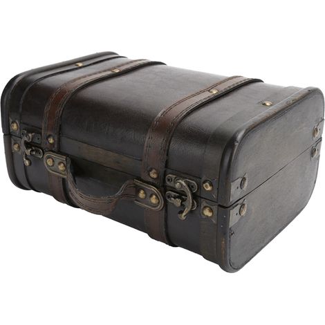 Valise rétro boîte de rangement en bois, décoration de Studio, affichage de fenêtre, accessoires de photographie (1/5)
