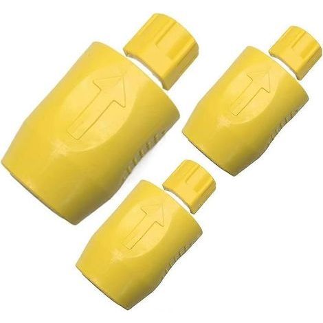 Lot de 3 raccords de tuyau de remplacement pour KARCHER PUZZI 8/1, 10/1 et 30/4. Installation facile et utilisation flexible. (1/5)