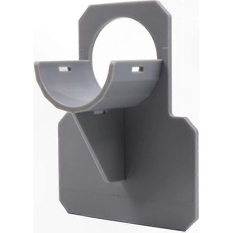 Support de tuyau gris pour flexible de piscine 30-37mm, lot de 2 pièces, fixation robuste pour raccordement durable (1/5)