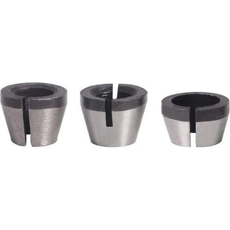 Collet Chuck Adapter for 3-Head Engraving Machine (6mm, 6.35mm, 8mm) for Router and Router