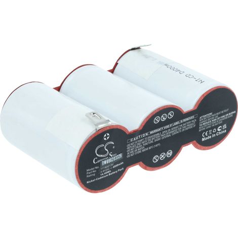 vhbw Batería recargable compatible con Van Lien 11190013V, 3SAVTD113LF, SET A 3 ST D 4.0/HT LB vía de evacuación (4000 mAh, 3,6 V, NiCd)
