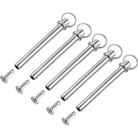 Kit de Réparation Argentés 5 Sets pour Éventail Pliant Rivets D'acier Inoxydable Faciles à Installer Solide et Pratique pour Ventilateur à Main (1/5)
