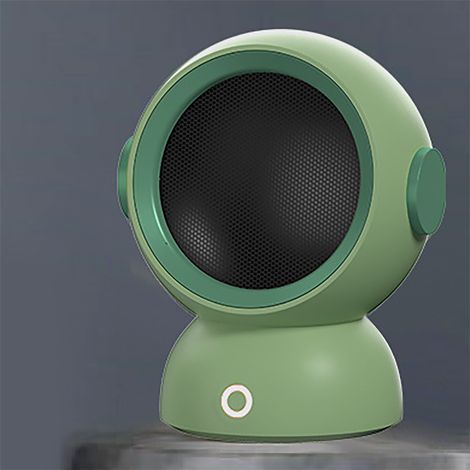 Nouveau petit radiateur électrique de bureau silencieux et puissant (vert) (1/5)