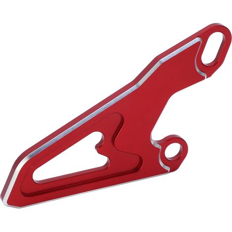 Protège pignon avant moto KX125 KX250 KX250F, cache chaîne métallique rouge, carter de protection robuste (1/5)
