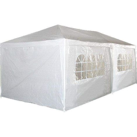 Bc-Elec – Tonnelle 53000001 Barnum 6x3m – Structure en acier – Résistante à l'eau – Pour jusqu'à 30 personnes – Installation facile avec platines