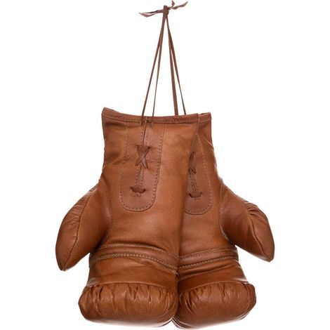 Guantes de boxeo Loft - marrón - cuero 25x7x14 cm - Atmosphera créateur d'intérieur
