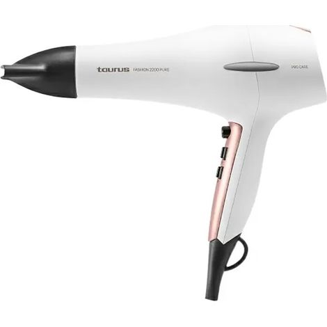 Taurus Secador de pelo potente de 2200W con motor AC de alto rendimiento. Este tipo de motor aportará a tu melena un secado rápido y ligero (1/5)