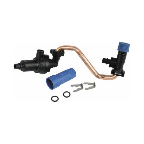 Groupe de sécurité pour plomberie – Filetage 1/2" – Largeur 50mm – Compatible avec chaudières SAUNIER DUVAL