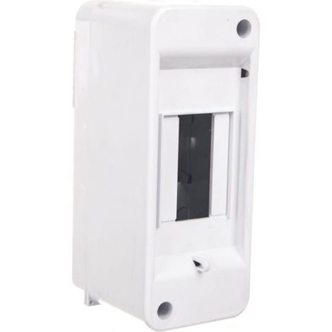 Modularer Verteilerkasten 1x2 Aufputz IP20 ohne Abdeckung mit Klemmen S-2+N+PE 8005802 ENE-00356