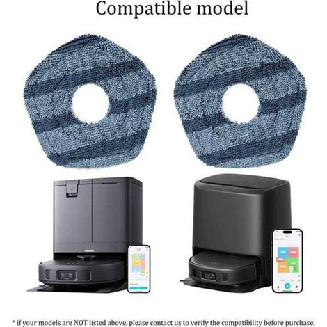 1 ensemble Spécifications : 22 pièces Couleur : Gris Matière : Microfibre Convient pour Eufy X10 Pro