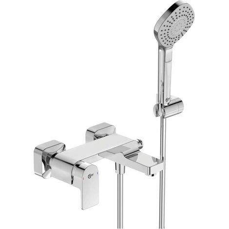 Ideal Standard Edge - Wannenarmatur - Aufputz, mit Brauseset, chrom A7122AA (1/5)