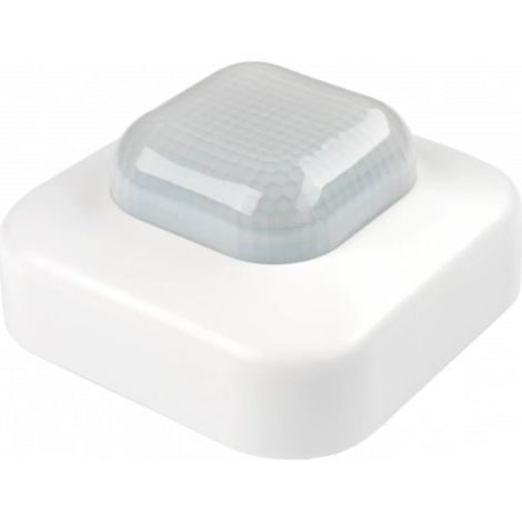 Détecteur de Mouvement Carré IP20 Blanc 20m 360° 220V - SILAMP (1/3)