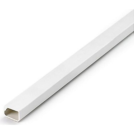 KALLSTRONG canaleta adhesiva 20x10x2 m blanca , Canaleta para cable eléctrico 20x10mm
- Color Blanco.
- Tira de 2 metros.
- Adhesiva.