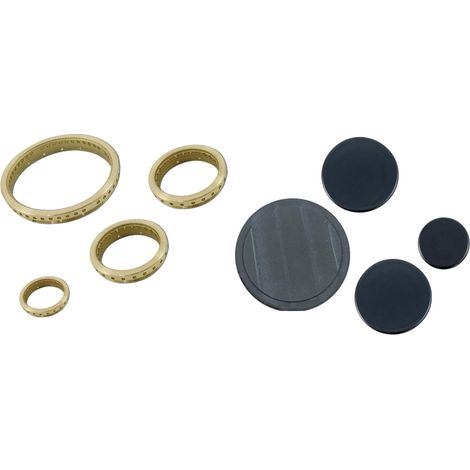 SMALVIC SPARTIFIAMMA ANELLO + PIATTELLO PER CUCINA A GAS 2 MEDI COD S 4719 (1/2)
