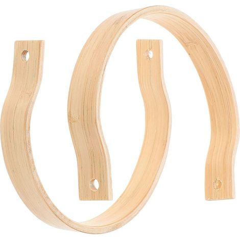 Poignée de rechange en bambou pour théière, résistante à la chaleur et ergonomique, compatible avec les bouilloires, casseroles et cocottes en fonte, kit de mise à niveau universel (1 pièce) (1/5)