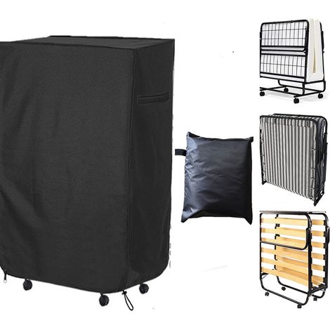 Faltbare Bettabdeckung (84 x 33 x 107 cm), Schutzhülle für Möbel, tragbare Faltbettabdeckung, faltbare und staubdichte Aufbewahrungshülle (1/5)
