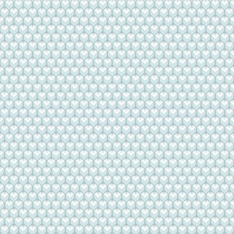 Papier peint auto-adhésif - Hexagone 3D Bleu - 5.75 m x 45 cm (1/3)