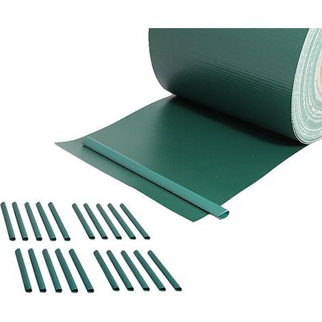 65M film de protection de la vie privée double tige tapis de clôture feuille de PVC opaque brise-vent (1/4)