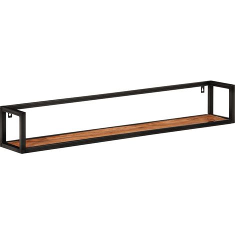 Maison Exclusive - Wandregale 2 Stk. 110x17x17 cm Massivholz Akaz (1/5)