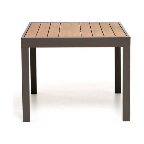 Tavolo in alluminio mod. Otranto allungabile colore brown 90/180x90 cm M0938-09 (1/2)