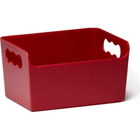Contenitore organizzatore con manici tibox Rosso 15,5 cm (1/2)
