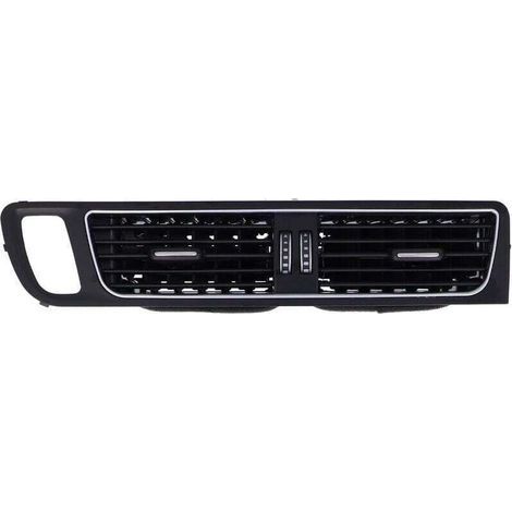 Grille d'aération centrale Audi Q5 2009-2018 – ABS noir – Installation facile – Circulation d'air optimale – Remplacement direct - 8R1820951GWVF-PT (1/5)