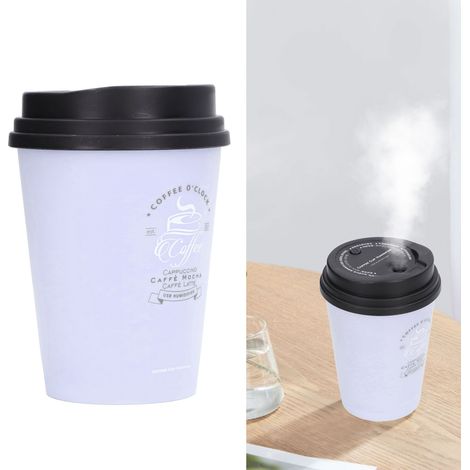 300-ml-USB-Befeuchter für Kaffeetassen – Leises PP-Modell (≤ 30 dB), tragbar, kompakt, autark für Zuhause, Büro, Auto, Lila (1/5)