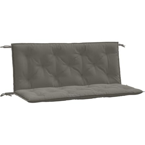 Maison Exclusive - Gartenbank-Auflagen 2 Stk. Melange Dunkelgrau