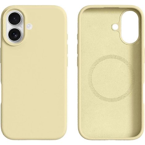 Coque pour iPhone 17 compatible MagSafe en silicone liquide et polycarbonate. (1/4)