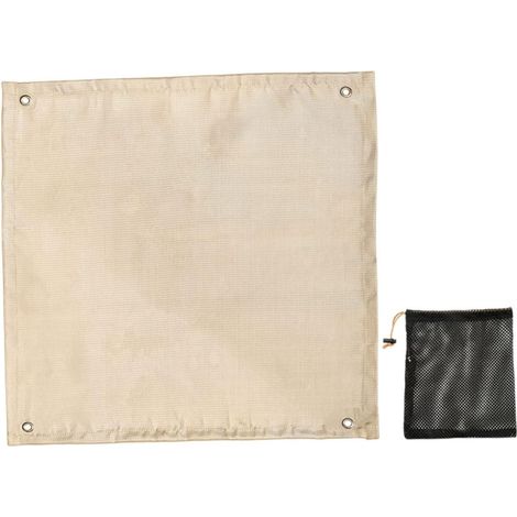 Fibre de verre Feuerfeste Matte 45x45cm pour Camping Grill