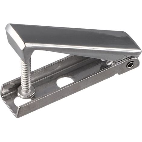 Loquet de porte carré en inox avec vis de montage (1/5)