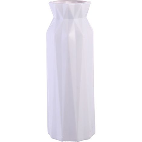 Vases en céramique blanche pour la décoration intérieure, vases en herbe de la pampa, vases bohèmes. (1/5)