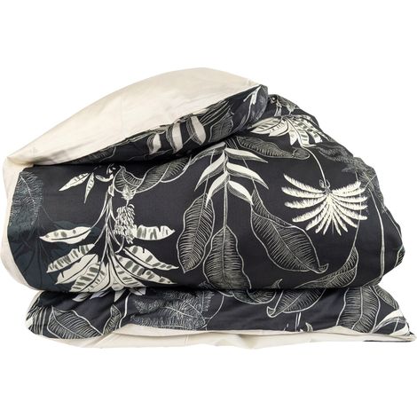 Housse de couette satin de coton CAYENNE 200x200 cm (1/5)