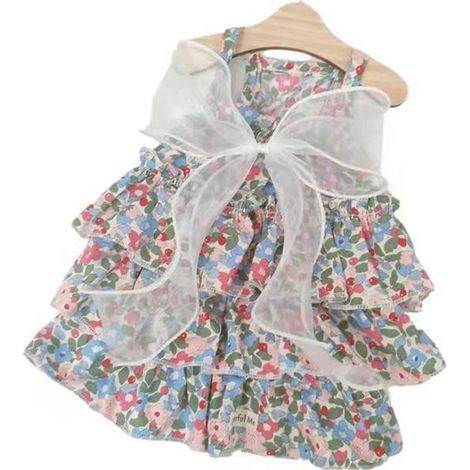 1 robe de chien et chat, motif ours, en coton respirant, pour petit chien/chat, taille XS à L (1/5)