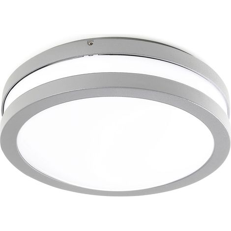Aplique de pared KIRA E27 23 W IP54 Gris (1/2)