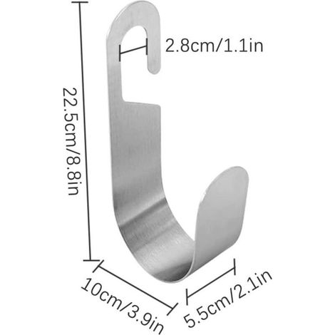 Support mural pour tuyau d'arrosage en acier inoxydable – Capacité 5 kg – Installation sans perçage – Pour tuyaux jusqu'à 30 mètres (1/3)